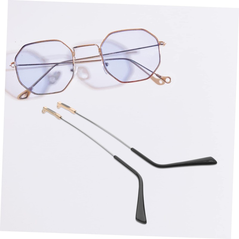 LALAFINA Metal Glasses Replacement Temple Arms Non Slip Lightweight Eyeglass