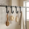12 Pcs Ganchos de Puerta de Metal con Recubrimiento de
