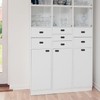 Antrader 2 Pcs Zinc Alloy Handle Drawer Hidden Drawer Cabinet