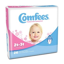ATTENDS Youth Training Pants Comfees Pull On 2T-3T Disposable (#CMF-G2, Sold Per Bag)