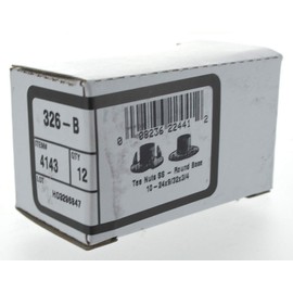 Hillman 4143 Stainless Round Base Tee Nut (#10-24 x 9/32" x 3/4"), Stainless Steel