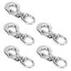 5pcs Stainless Steel Eye Slip Hook with Safety Latch Lifting