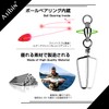 Atibin 25pcs Swivels with Snap Swivels Rolling Stream Snap Swivel