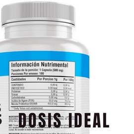 60 Billones de Probioticos  Inulina de Agave - Probioticos y Prebioticos - (120 Capsulas 2.5Mil Millones de UFC Por Capsula)  [Maxima Absorcion] -  6 
