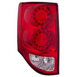 HEADLIGHTSDEPOT LED Tail Light Compatible with Dodge Grand Caravan 2011-2018 Includes Left Driver Side Tail Light