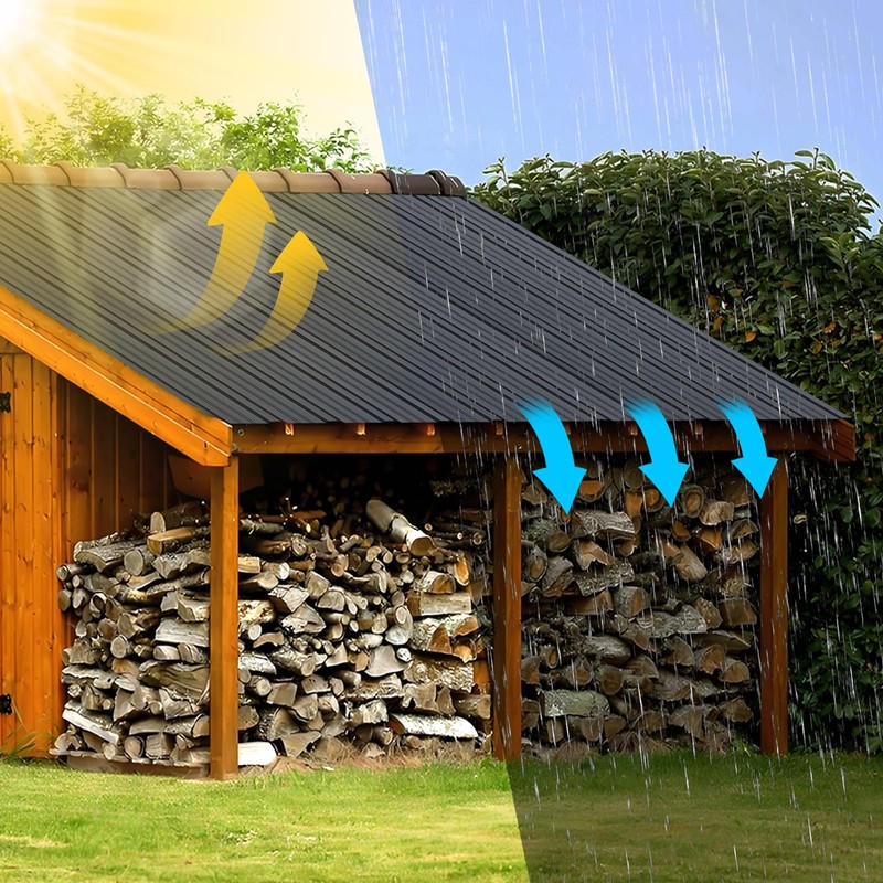 Metal Roofing Panels - 20 Pcs Waterproof Heavy Duty Metal