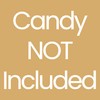 White and Gold Quinceañera Chocolate Kisses Party Favor Stickers, Mis