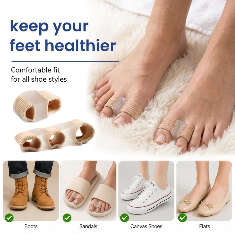 3Pcs Bunion Toe Separators for Women Men
