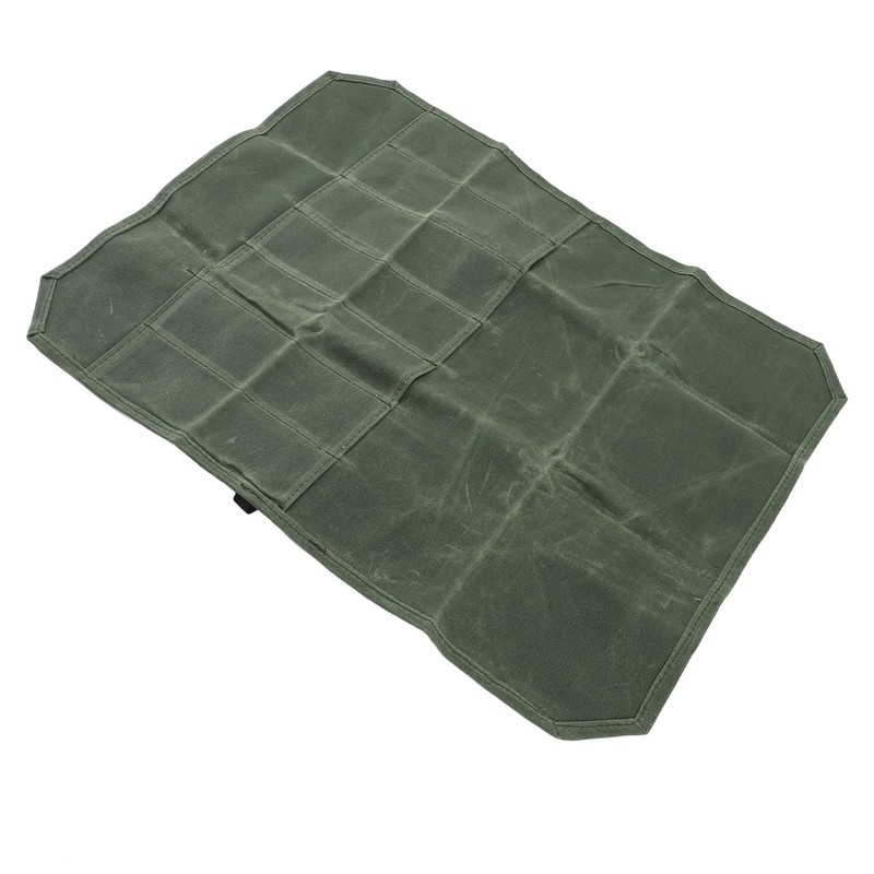 Chef Knife Roll Bag Portable Waterproof Waxed Canvas Knife Carrier