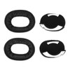 Ear Cushions Replacement Protein Leather Memory Foam Sponge Noise Isolation