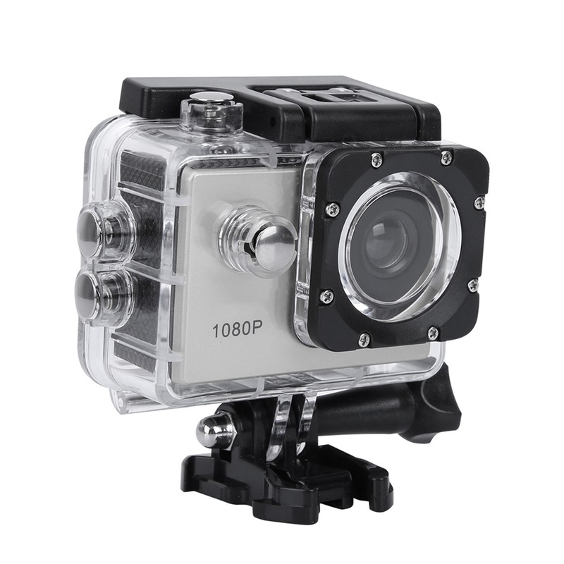 1080P HD 2inch LCD Screen Sports 30m Waterproof Action Camera