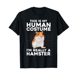 Cool Hamster Costume For Men Women Kids Rodent Hamster Lover T-Shirt