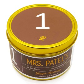 Mrs. Patel's Pregnancy Tea, 1st Trimester, Ginger and Lemon, Ease Morning Sickness, For Pregnant Moms to Be, Pyramid Tea Bags, Caffeine Free, Gluten Free, Dairy Free, Soy Free (14 Sachets)