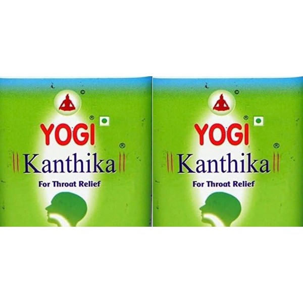 Yogi- Sore Throat Relief Soothing Cough Relief Sugar Free Cheweable Pills, Pack of 2 x 70