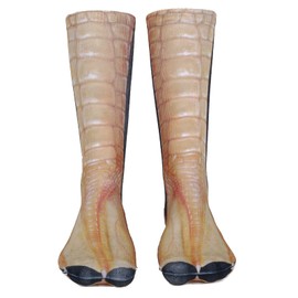 xywlwoer Novelty Animal Paw Socks Crazy Chicken Leg Socks Funny White Elephant Gifts for Adults Women Men Teen Gag Gifts