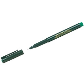 Faber-Castell Fibre Pen, Fine-Pen 1511, 0.4 mm 1 Stift Green