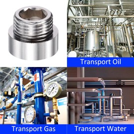 M METERXITY 3 Pack Nickel Plated Brass Male to Female Nipple Pipe Fitting Extension, Apply to Outdoor/Faucet/Industrial (G1/2 Thread, 20mm Length)