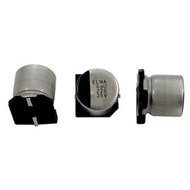 Elko Capacitor 10x Radial 220µF 35V SMD Electrolytic Capacitor up to 105°C 220uF Electrolytic Capacitor from Elna