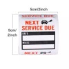 custom-sign Oil Change Service Reminder Stickers Window Lite Stock 150