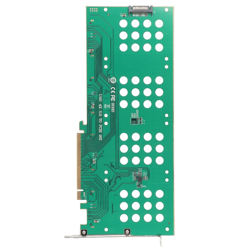 Riser Card PCIE3.0 X16 M.2 U.2 SSD Hard Drive Expansion