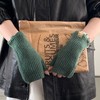 Areum Mood Ribbed Knit Hand Warmer (Green)