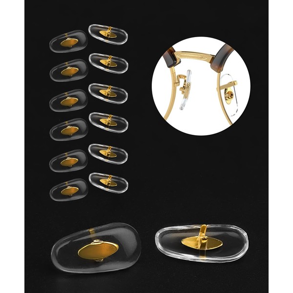 6 Pairs Replacement Nose Pads for RayBan RB3025 RB3026 RB3016