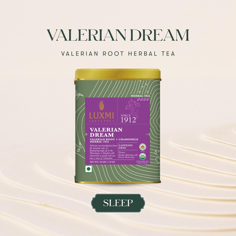 Luxmi Estates - Valerian Dream - Organic Valerian Root Tea