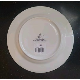 Park Hill 2 CALYPSO Hill Collection by Viola Campbell Porcelain 6" Plates Bird (D1-1)