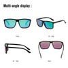 TIANYESY Stylish Square Unisex Sports Polarized Sunglasses for women and