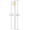 AMEYXGS 34 Inch Carbon Arrows 400 Spine Hunting Arrows with