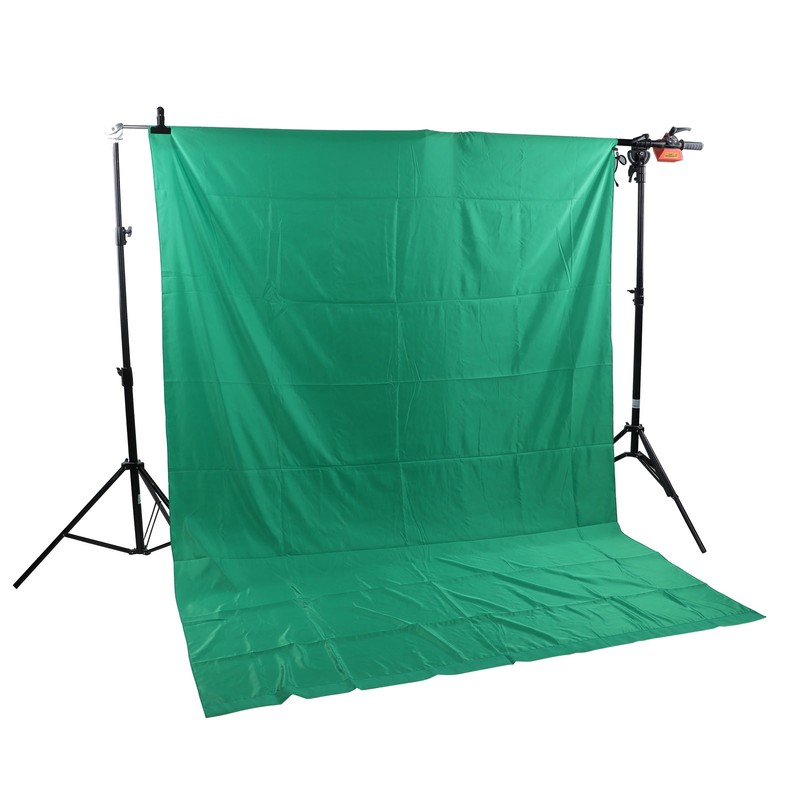 Photographic Green Screen Green Cotton Polyester Perforated Background Cloth for