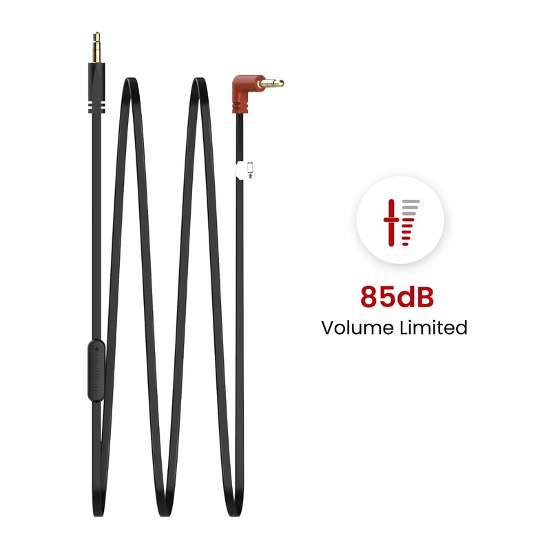 Puro Sound Labs Limiter Cable with Mic, 85dB Limited 3.5mm