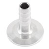 Adapter KF-25 to Rubber Hose Nozzle, Transition Fitting,OD=1/2", ISO-KF FLange
