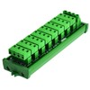 Screw Mount 30A/300V 8x4 Position Pluggable Terminal Block Distribution Module