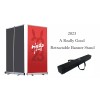 AD. Printing Materials Store Heavy-Duty Retractable Banner Stand 40"x80" with
