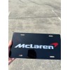 BLVD McLaren Black Mirror Acrylic License Plate Including Mounting Hardware