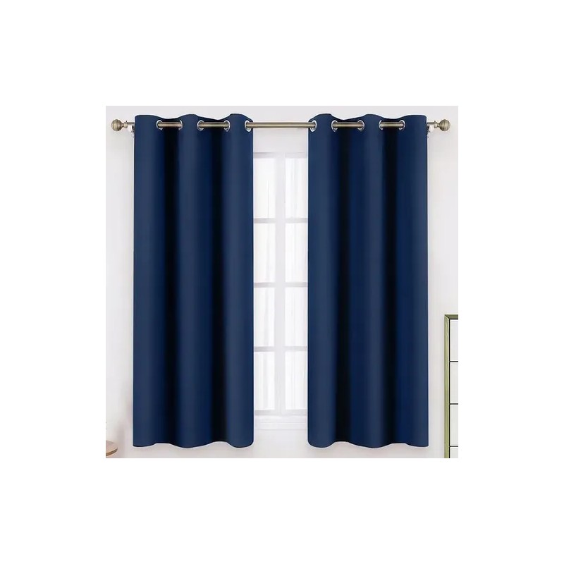 Cortina Blackout Para Ventana 107x160cm 2pzs Habitacion Sala