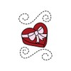 CafePress Heart Box of Chocolates Sticker Rectangle Bumper Sticker Car