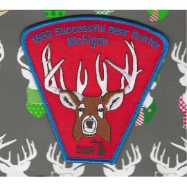 '03 ORIGINAL MICHIGAN DNR SUCCESSFUL DEER HUNTING PATCH