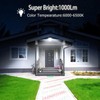 BiiKoon Heavy-Duty 50W LED Flood Light IP66 Waterproof 3500LM Super