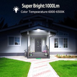 BiiKoon Heavy-Duty 50W LED Flood Light IP66 Waterproof 3500LM Super Bright Perfect for Warehouse, Factory, Basketball Court
