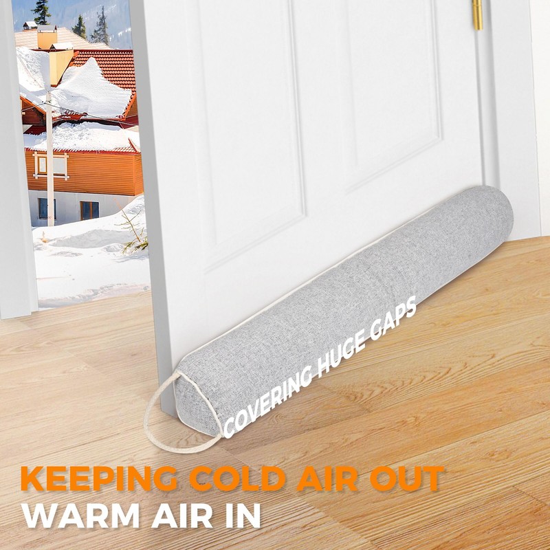 TORRAMI Under Door Draft Stoppers 38 Inch, Heavy Triangle Stop