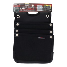 Sankyo Corporation DBLTACT Canvas Electrician Bag, 3 Tiers, DTH-03-BK