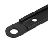 sourcing map Adjustable Aluminum Alloy Black Motorcycle Hanger Exhaust Muffler