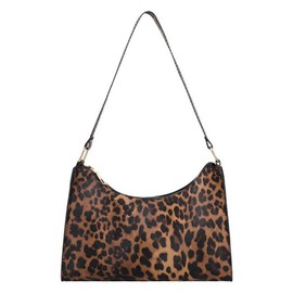 1 x Armpit Bag, Handbags, Shoulder Bag for Leopard Women, Chic Shoulder Bag for Women, Clutch Bag, Shoulder Bag with Leopard Print, PU Women's Purse, Messenger Bag, as shown