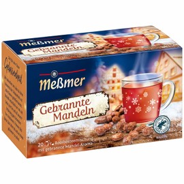 Messmer ROASTED ALMONDS Winter Tea 20 tea bags/1ct. Made in Germany