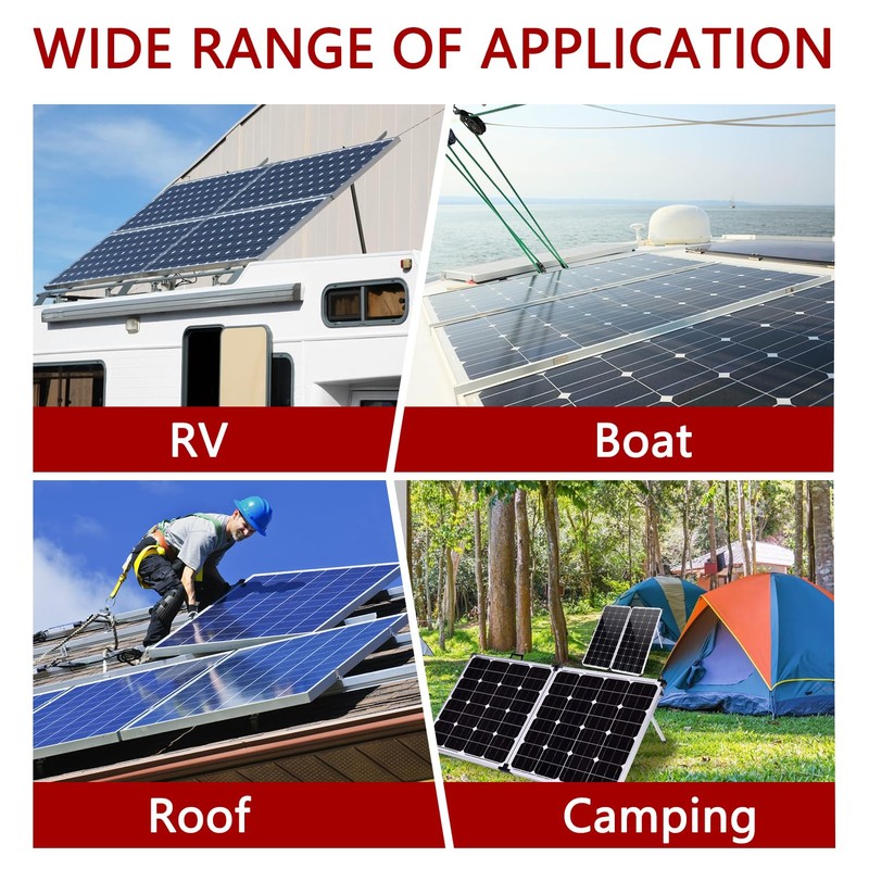 IFYKIM Solar Parallel Connectors for 2-3-4 Solar Panels, Tool-Free MC4