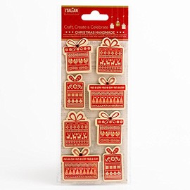 Italian Options Nordic Scandinavian Card Making Craft Decoration (Pack of 8)