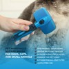 Pet Marshalls Self-Cleaning Slicker Brush for Dogs & Cats, Ergonomic