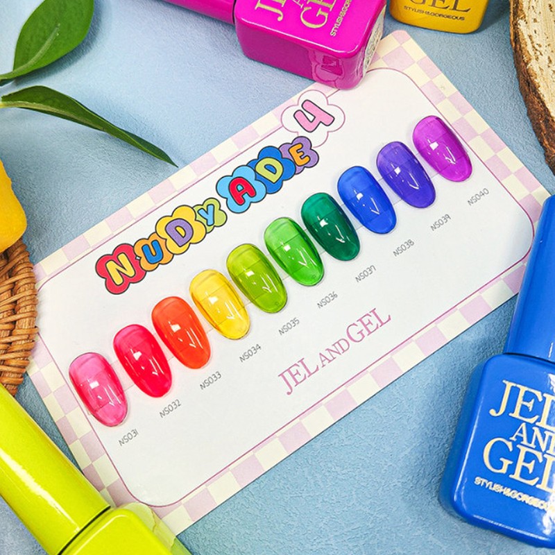 Gel Angel Nudiade Season 4 10 Piece Set Syrup Gel